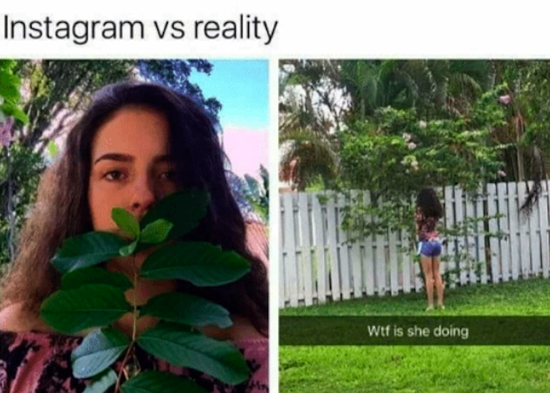 Instagram vs reality...