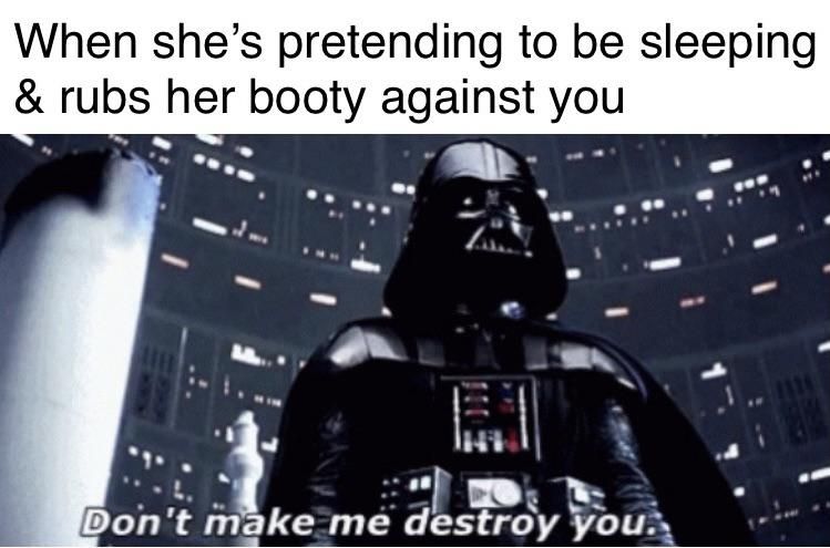 Now you will experience the full power of the dark side