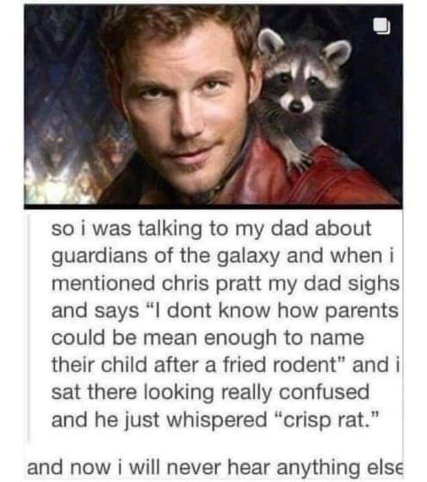 Chris Pratt is a cruel name