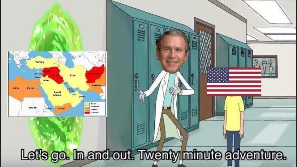 George Bush releases grand strategy to invade Afghanistan