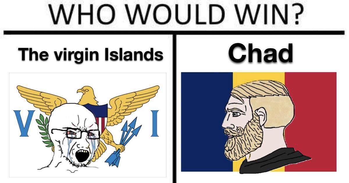 The virgin Virgin islands or the chad Chad