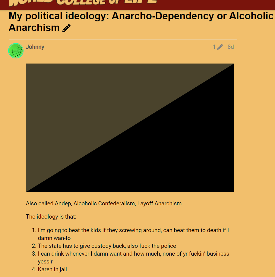 Found my political ideology