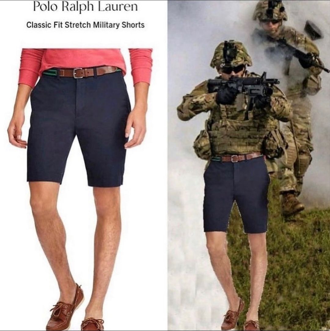 How do you like my military shorts guys?!