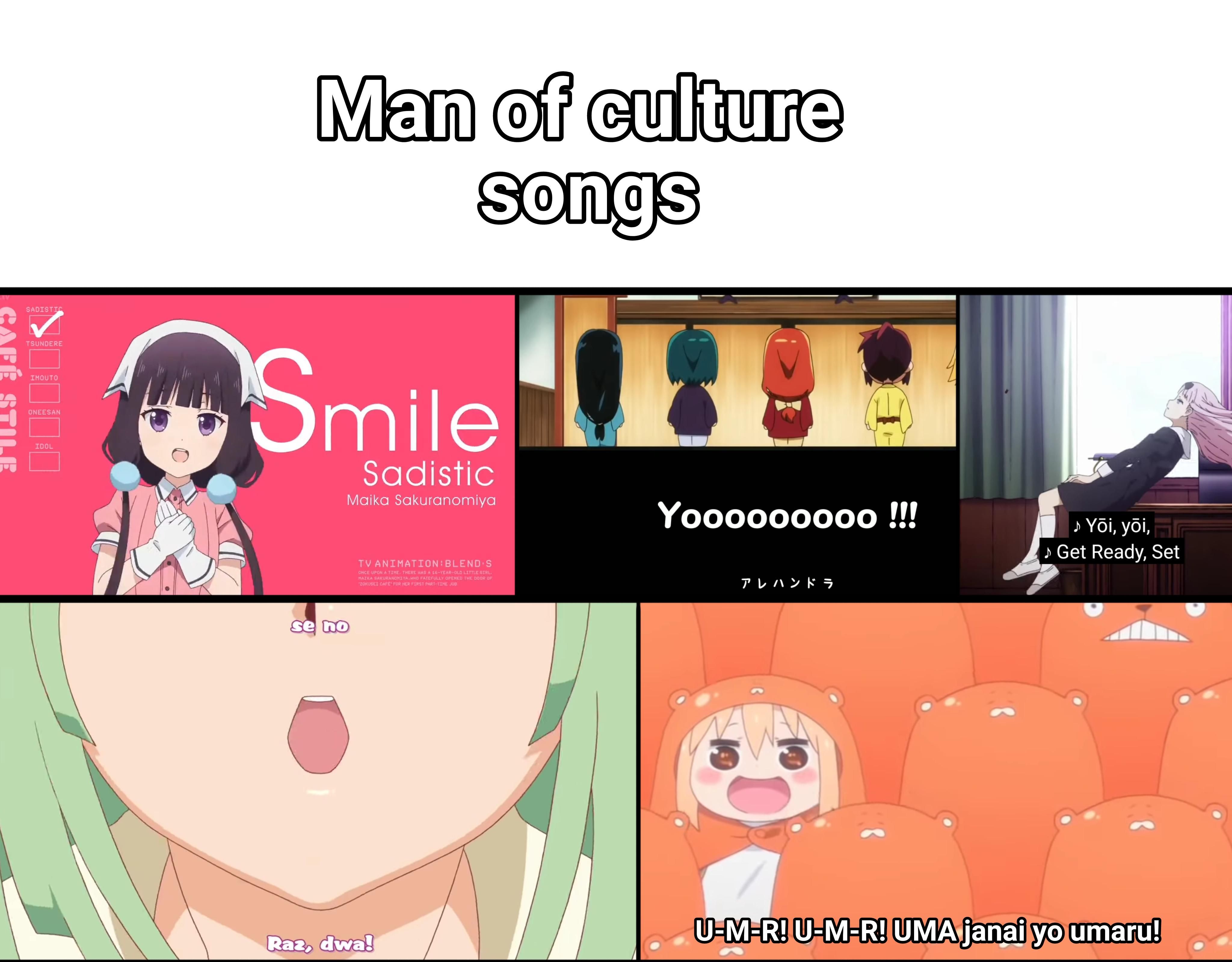 Let's sing some Man of culture songs!!!!!