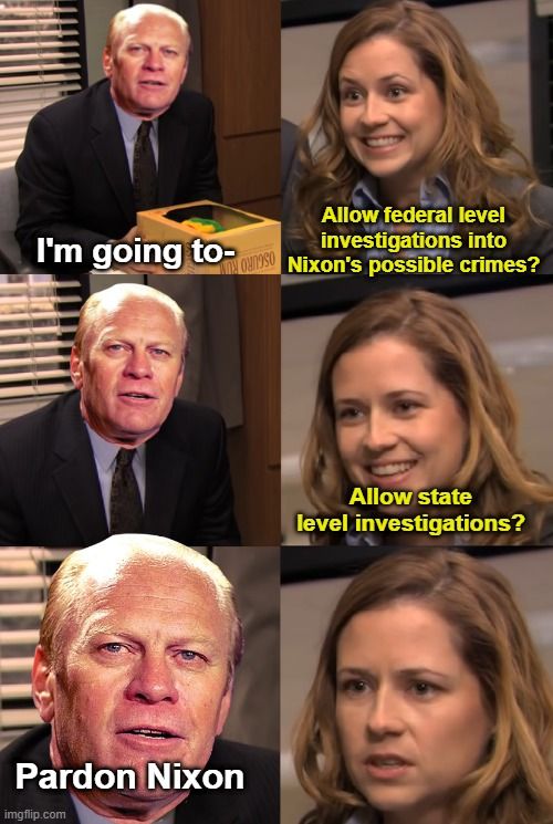 Gerald Ford's actions would doom his tenure as manager of the Dunder Mifflin branch in Scranton