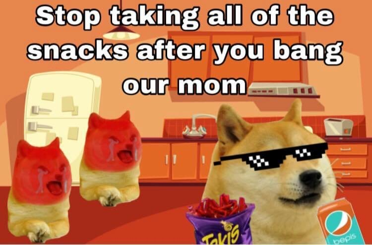 I ate all your snaccs