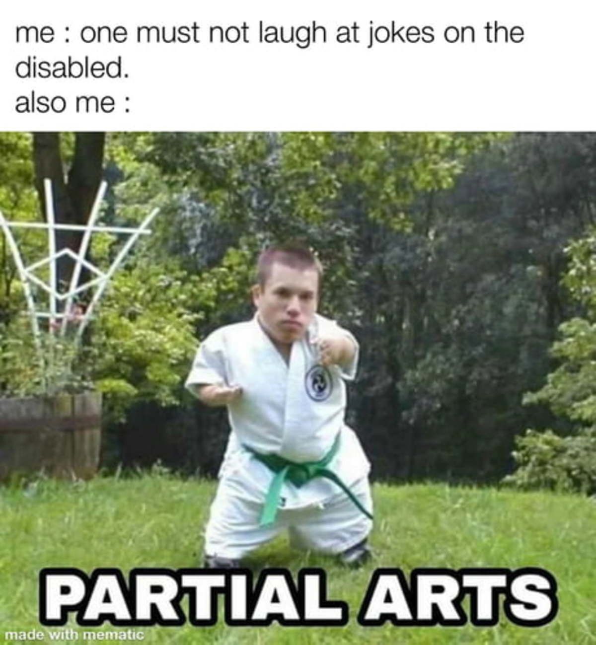 he could kick my ass