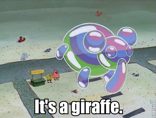 Some wise words from Patrick Star.