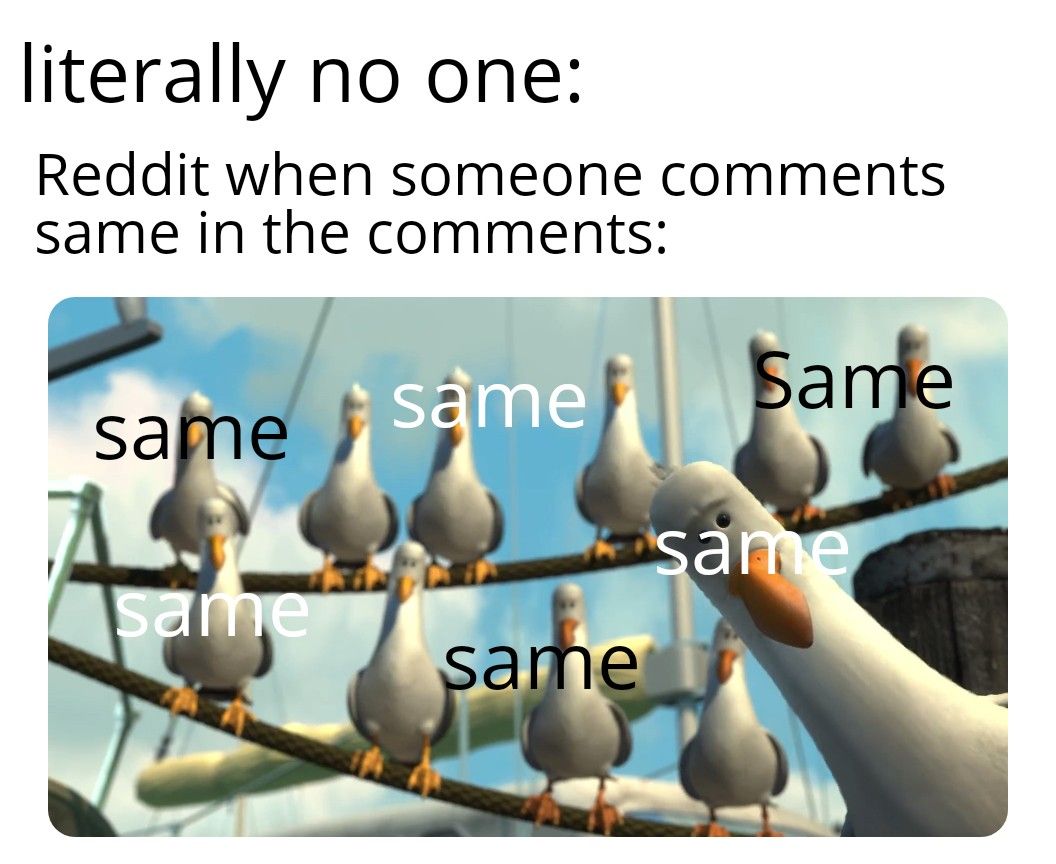 What's so special about the word same?