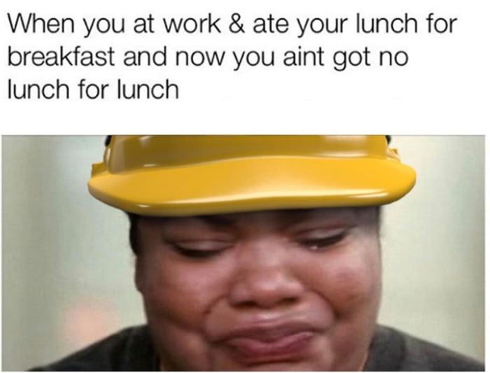 eat your dinner at lunch retard