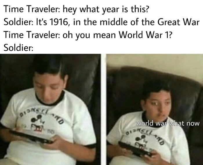 damn soldiers stuck to their tablets