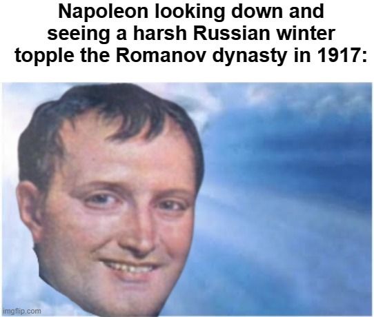 It was all part of Napoleon's plan; an ice cold calaculation, to be sure