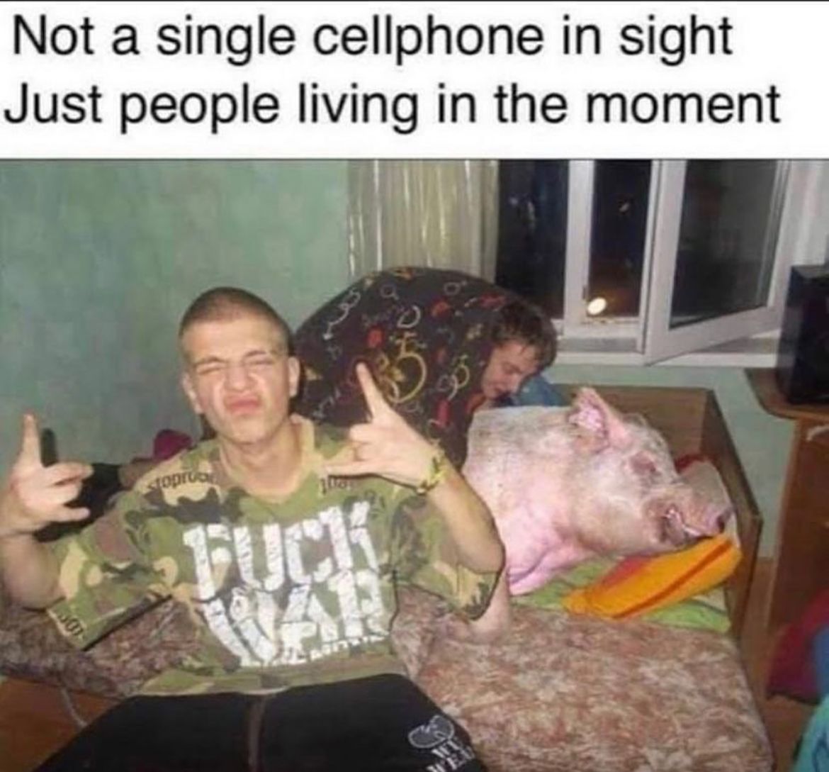 The pig's name is "WAR"