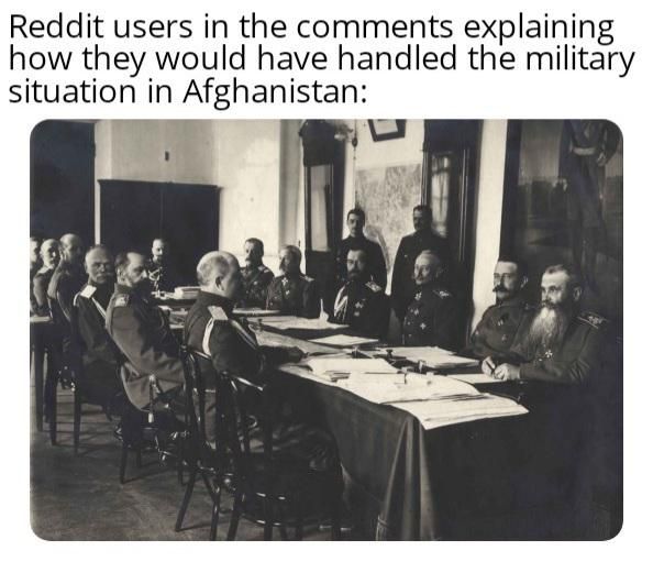 Is it too late for Afghanistan memes?