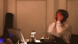 Hearing a very good song on the radio