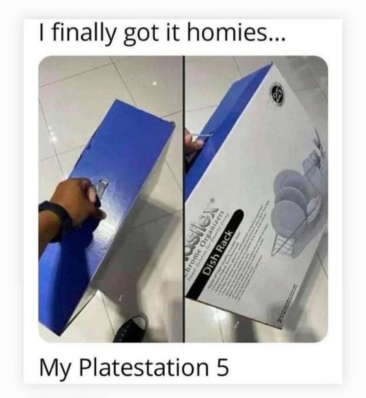 I wonder what he'll plate