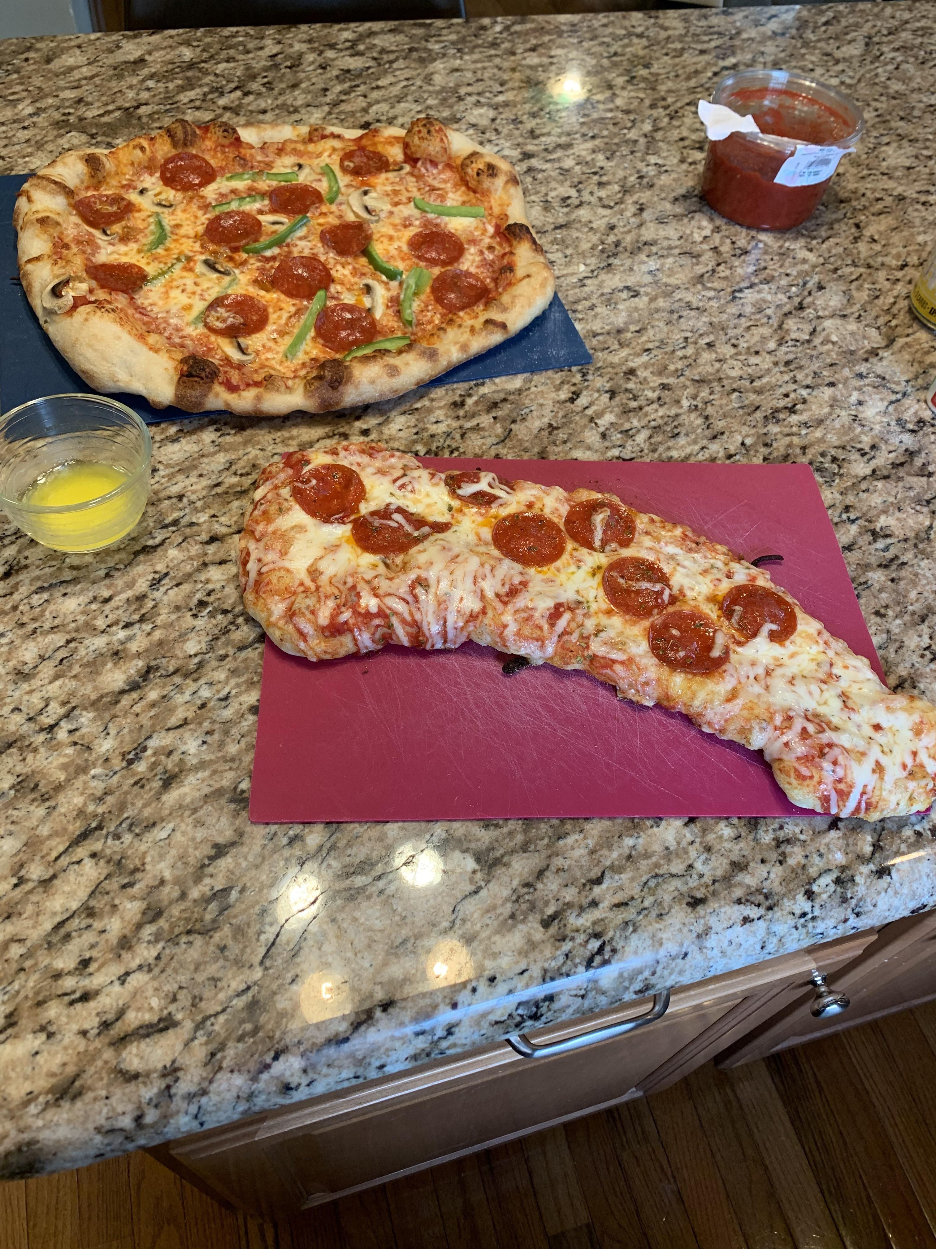 My wife wanted to do her own pizza…