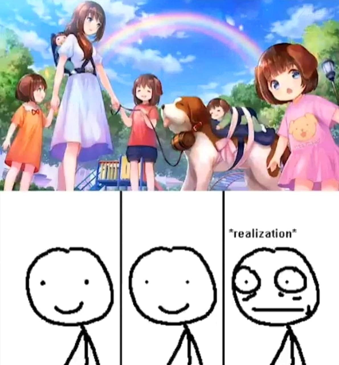 What a cute anime, but...