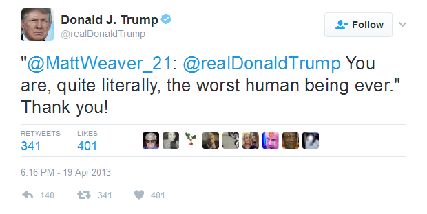 @realDonaldTrump