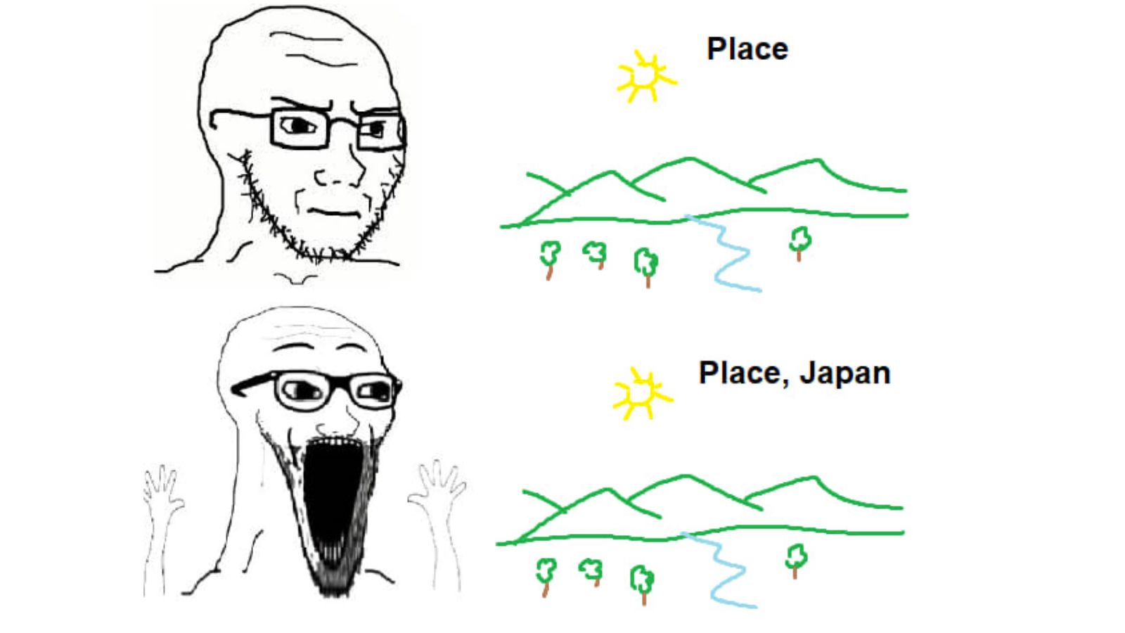 "Tradition and family, love of nature, physical cleanliness and matsuri." All things non-hentai.