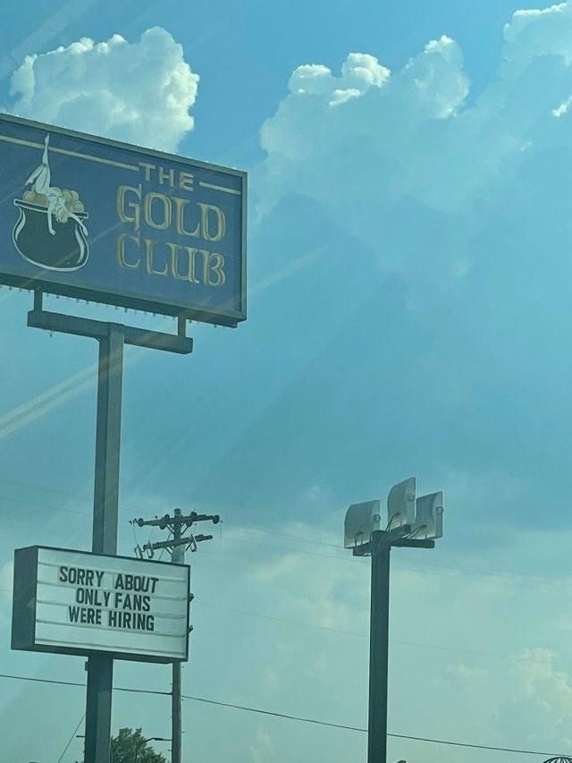 Local strip club wasn’t missing the opportunity
