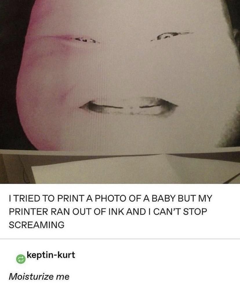 No ink