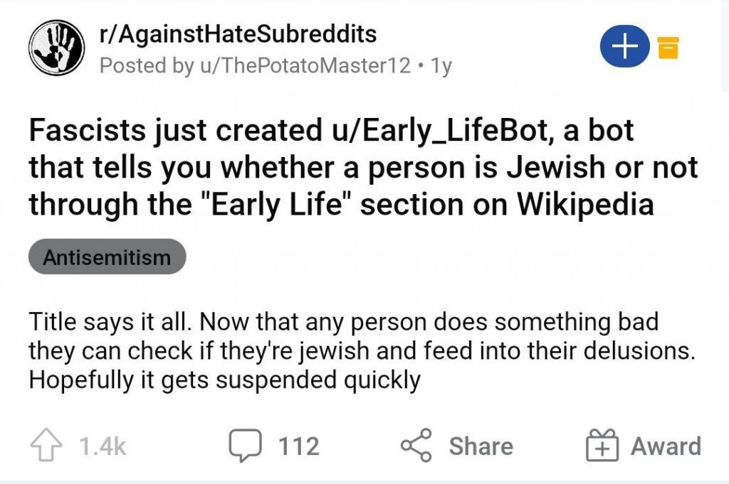 That's hate