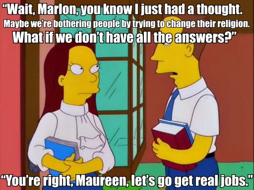 Only on The Simpsons