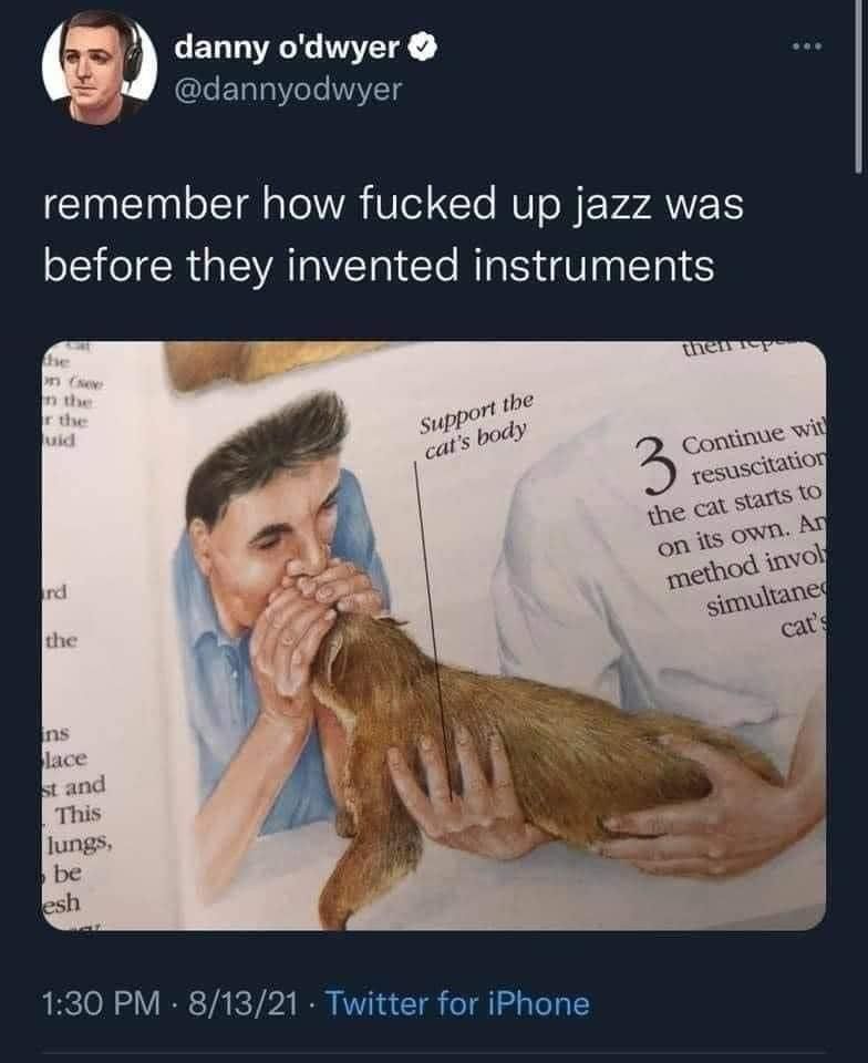 At the beggining jazz feared us