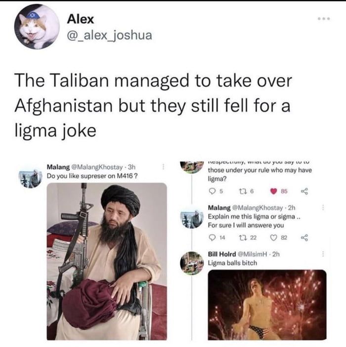 Afghanna throw you off a balcony
