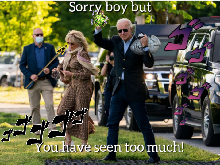 It was all a front. His stand power is...