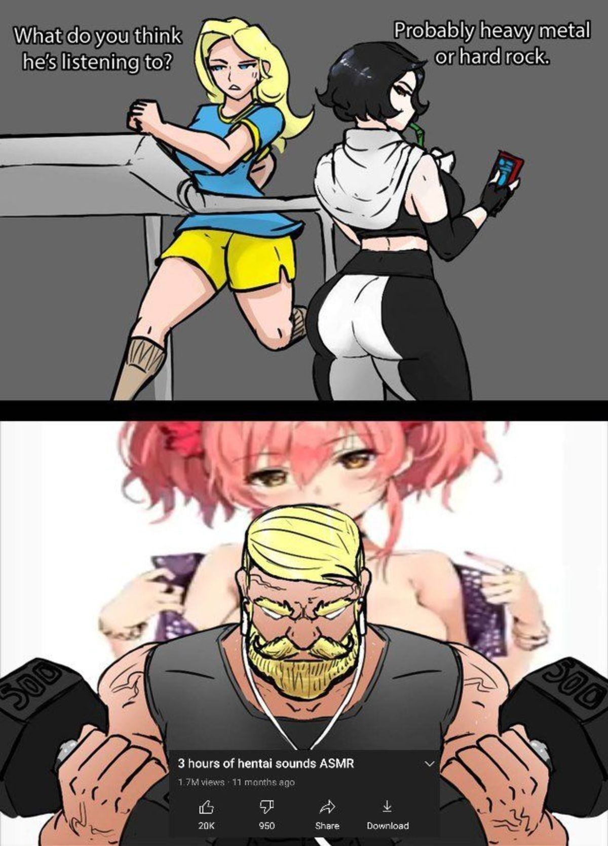 lifting makes me more worthy to fap to anime girls