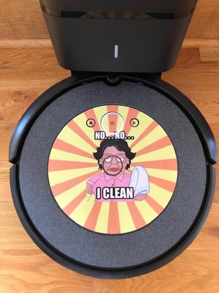 My dad and step mom got a new robot vacuum