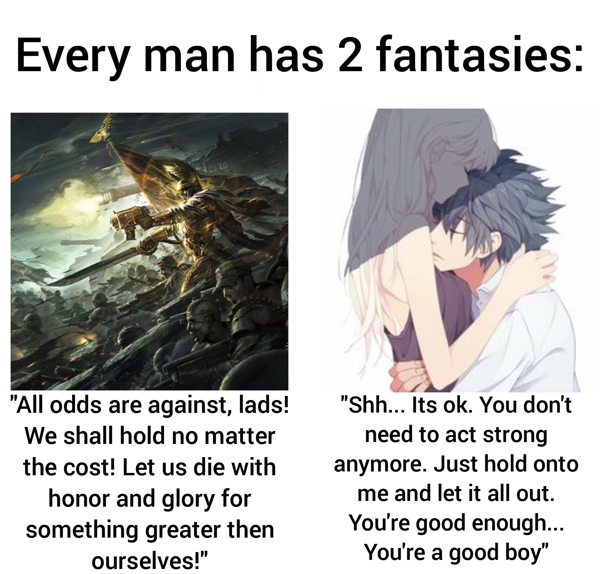 The true male fantasies
