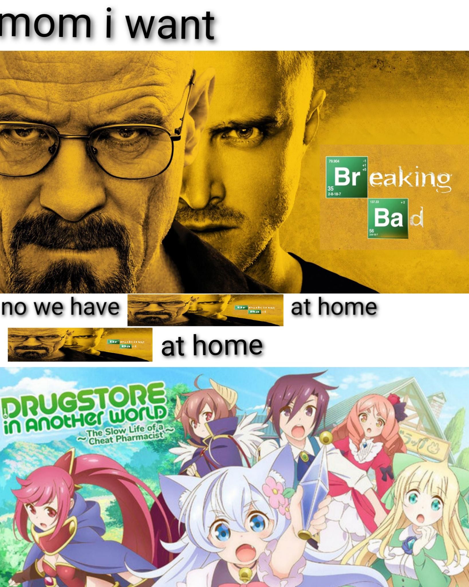 breaking bad but with waifus