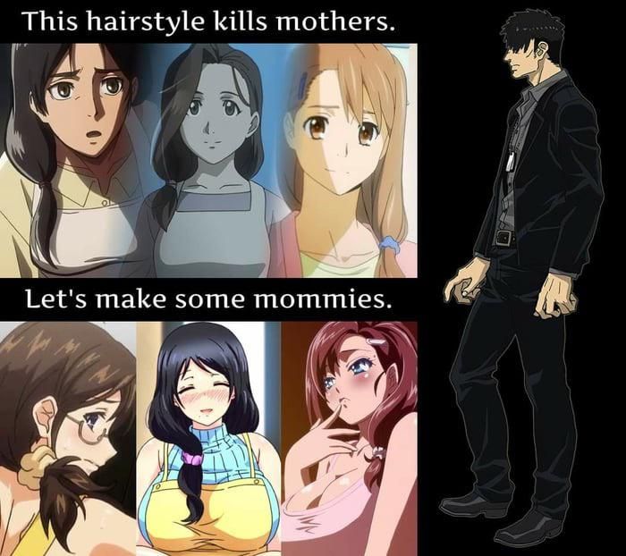 Anime mom hairstyles