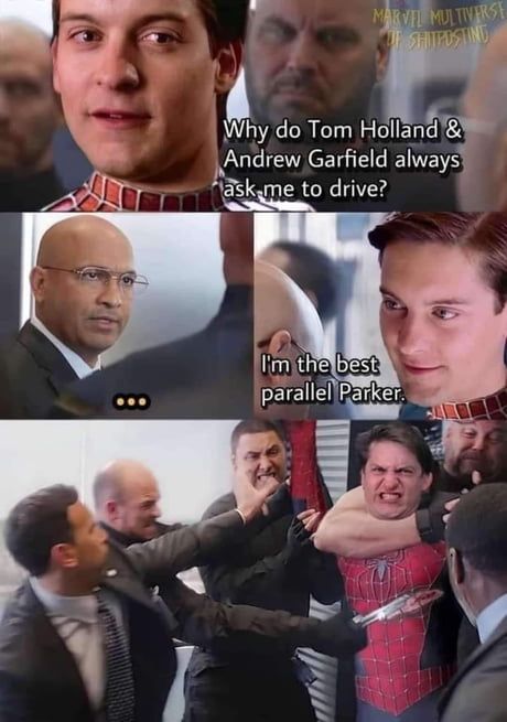 Toby is the real spiderman