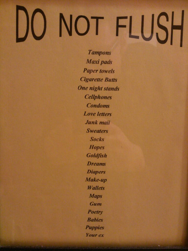 What I found in a local coffee shop bathroom