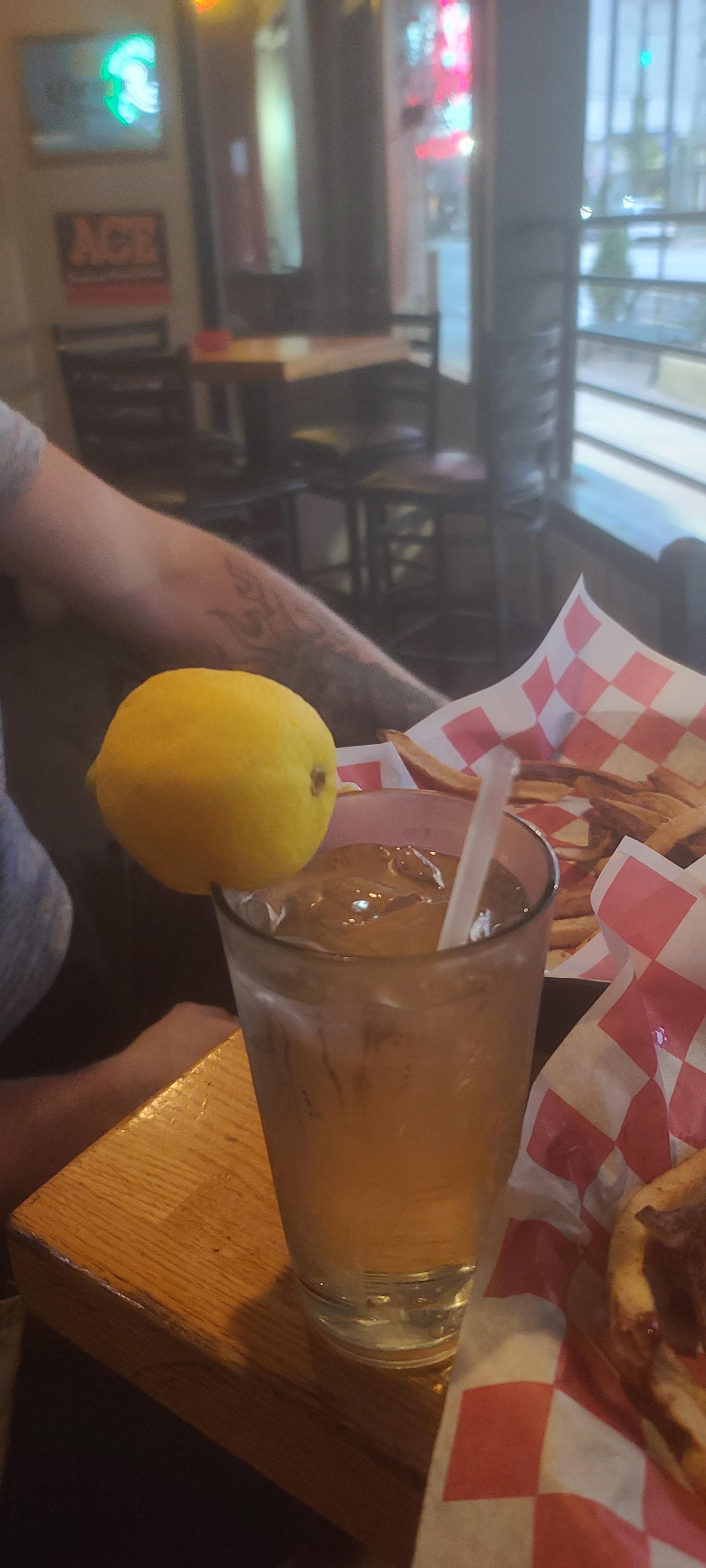 Asked for lemon with my water.