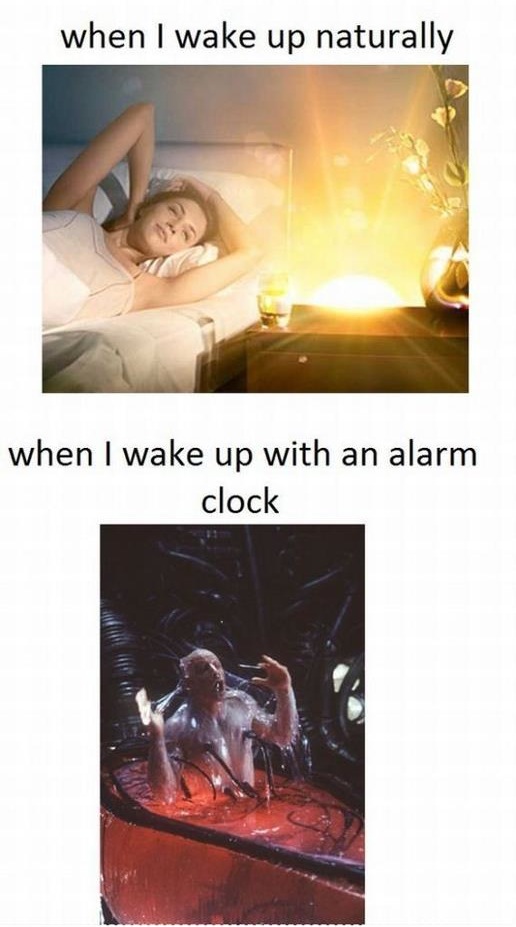 Waking Up With An Alarm Clock