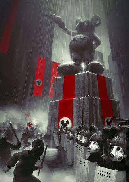 Rebels resist the Mickey Regime. Circa, 1941.