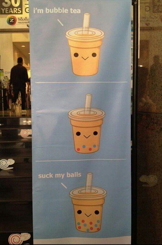 Bubble tea company needs a better translator