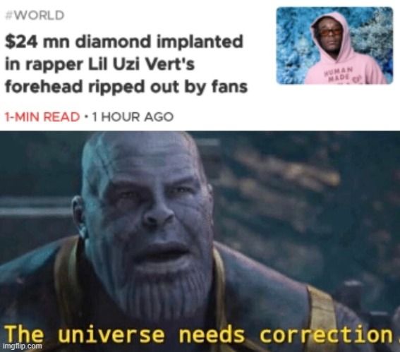 F for lil vision