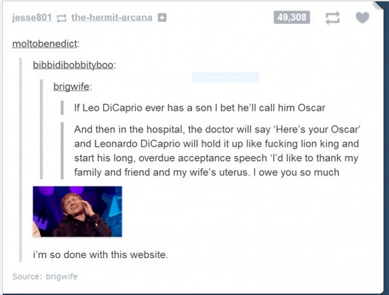 Oscar dicaprio