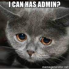 the point is, like, to get the admin's attention or... ?
