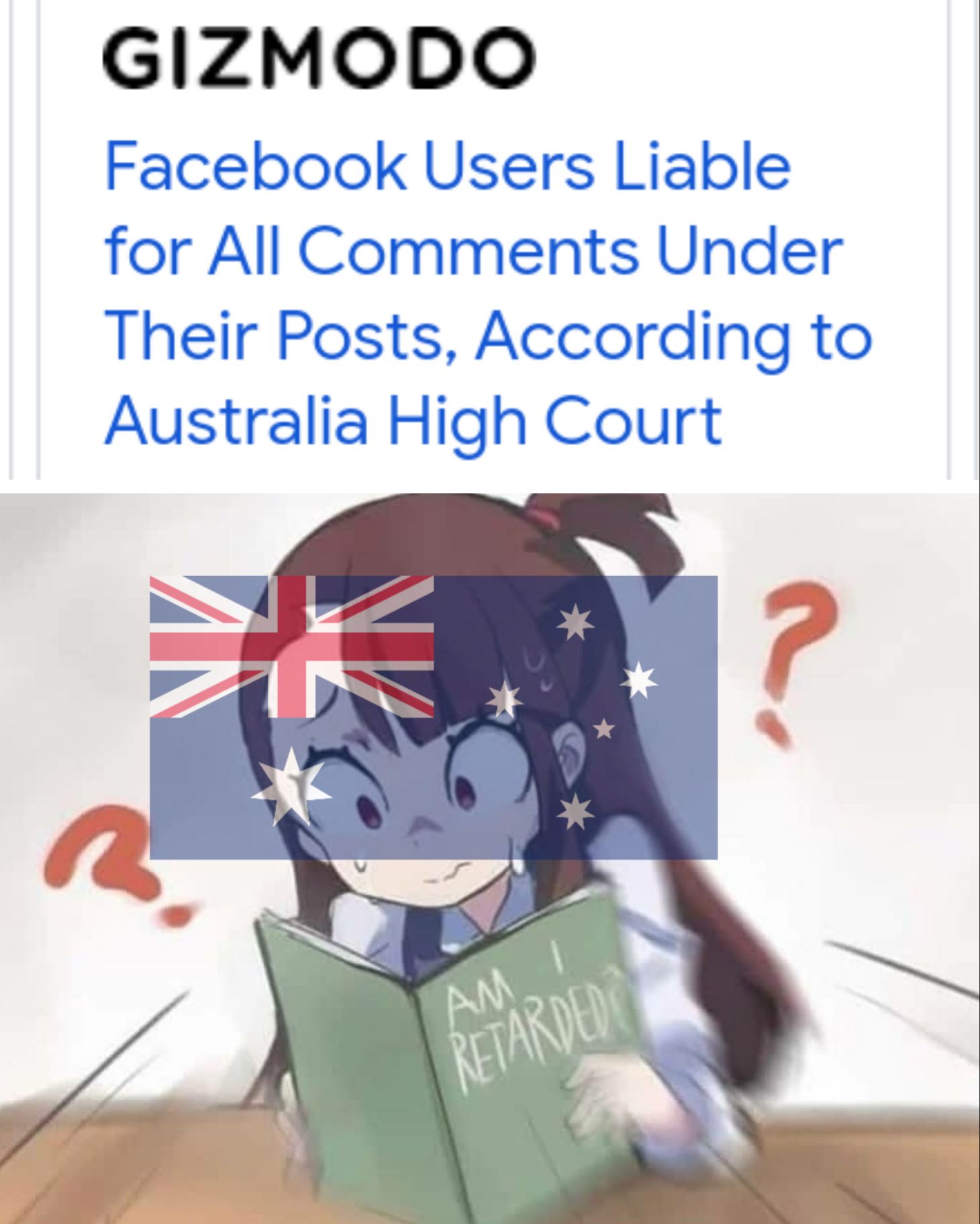 Australia, are you ok?