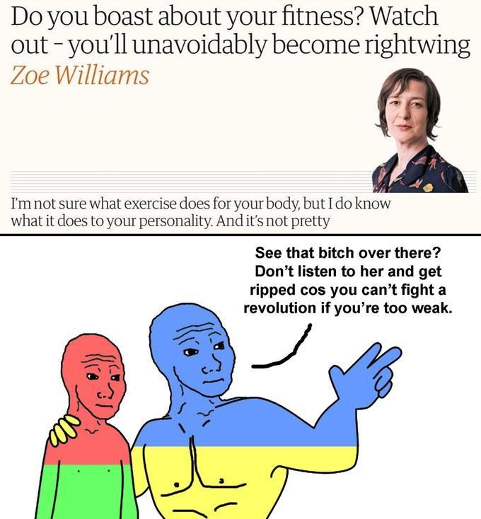 The body positivity crowd doesn't like it when you're positive about your healthy body
