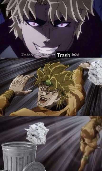 How DIO throws his trash