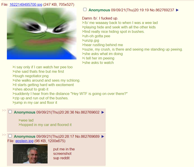 Maybe anon is a midget