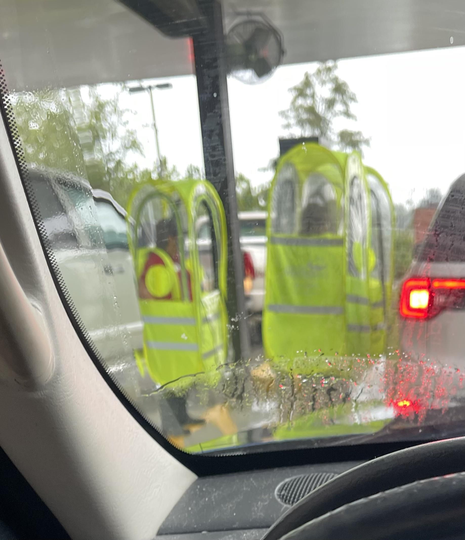 Chick fil a has damn minions out here taking orders
